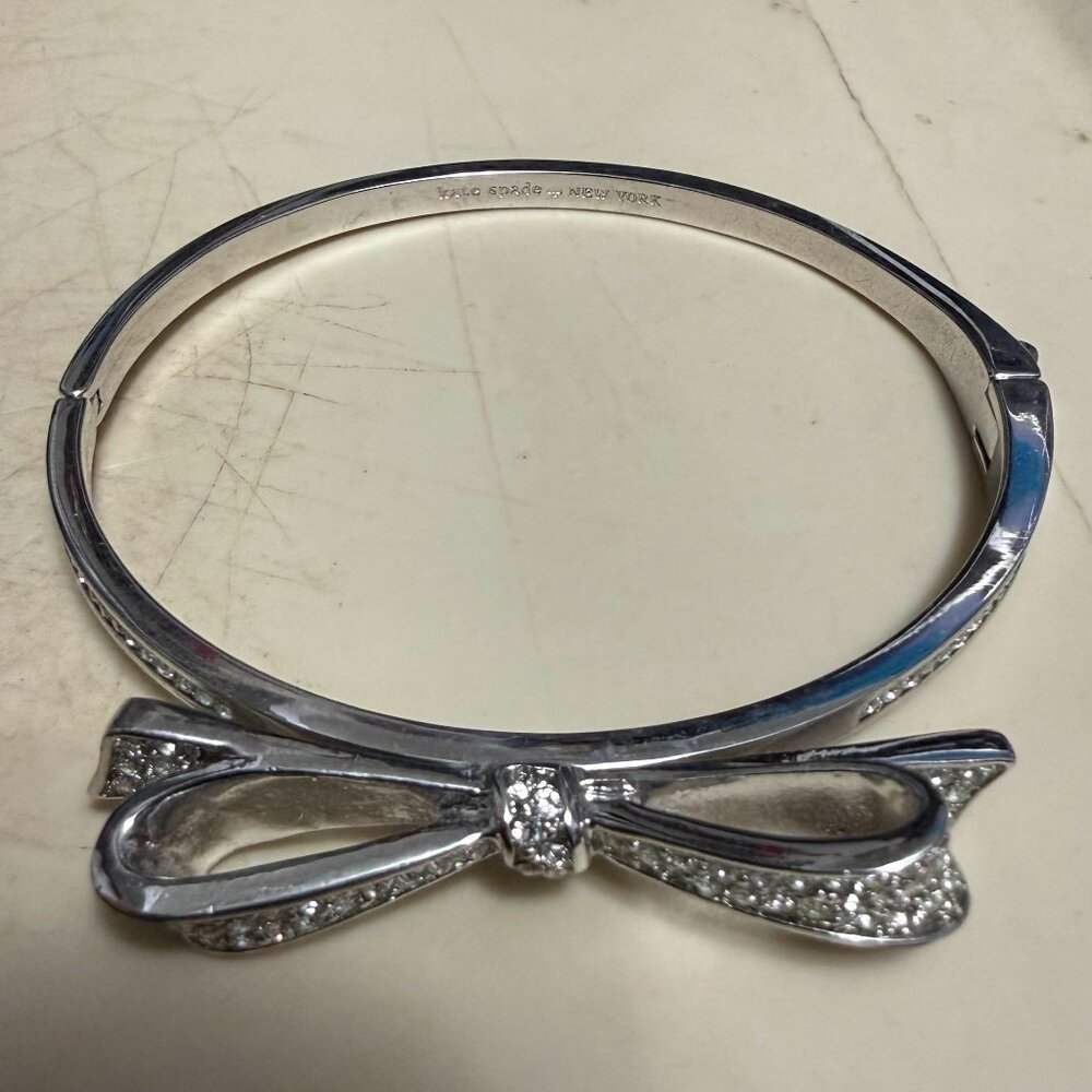 Kate Spade Silver Ribbon Bracelet